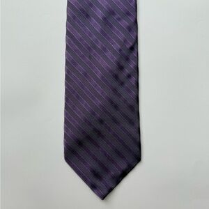Brooks Brothers Dark Purple Striped Tie